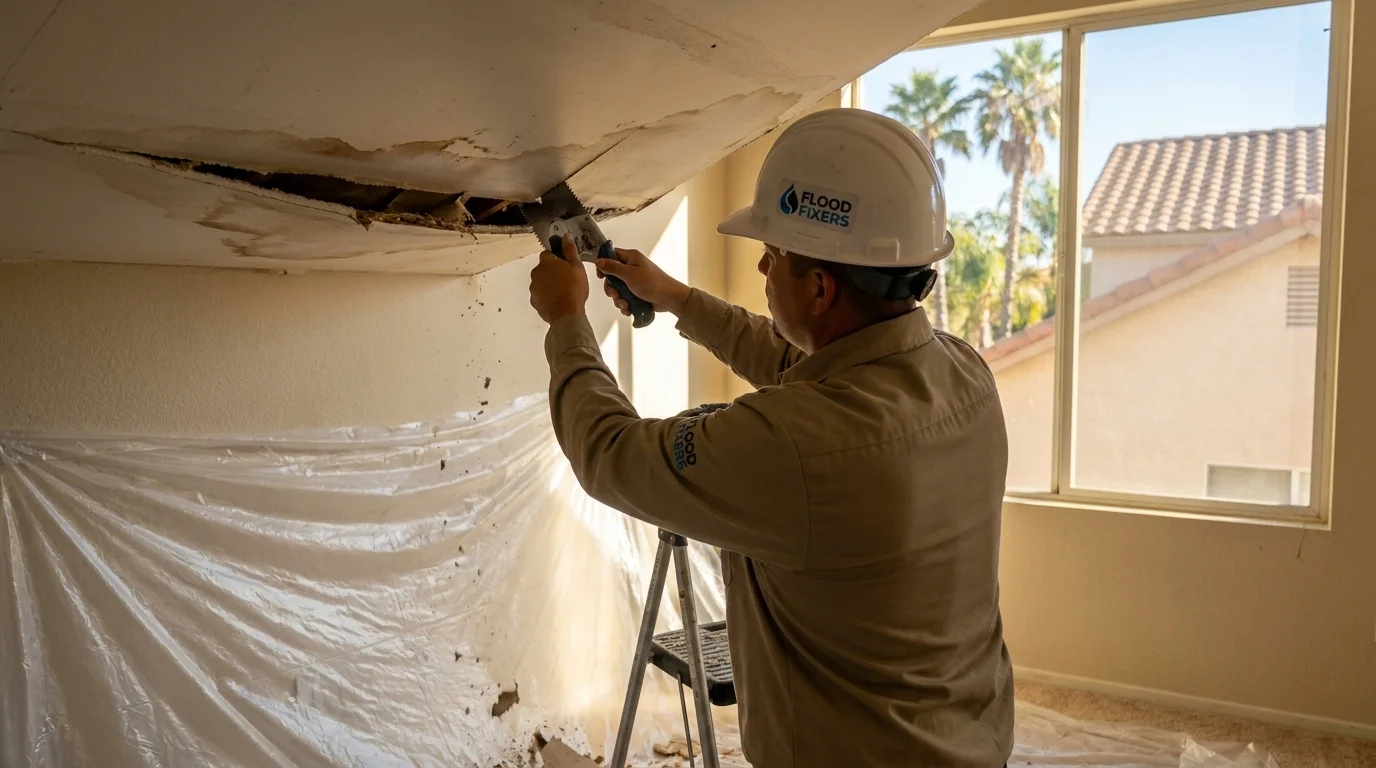 Ceiling Water Damage Repair